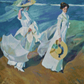 Strolling along the Seashore | Joaquin Sorolla y Bastida