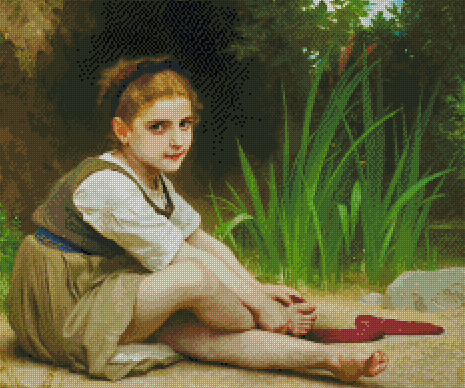 The Edge Of The River | William-Adolphe Bouguereau