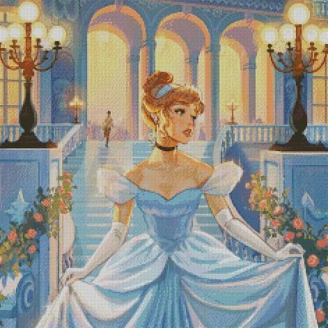 Diamond Painting Disney 009, Full Image - Painting