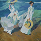 Strolling along the Seashore | Joaquin Sorolla y Bastida