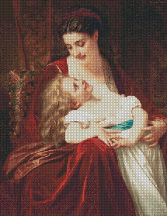 Maternal Affection | Hugues Merle