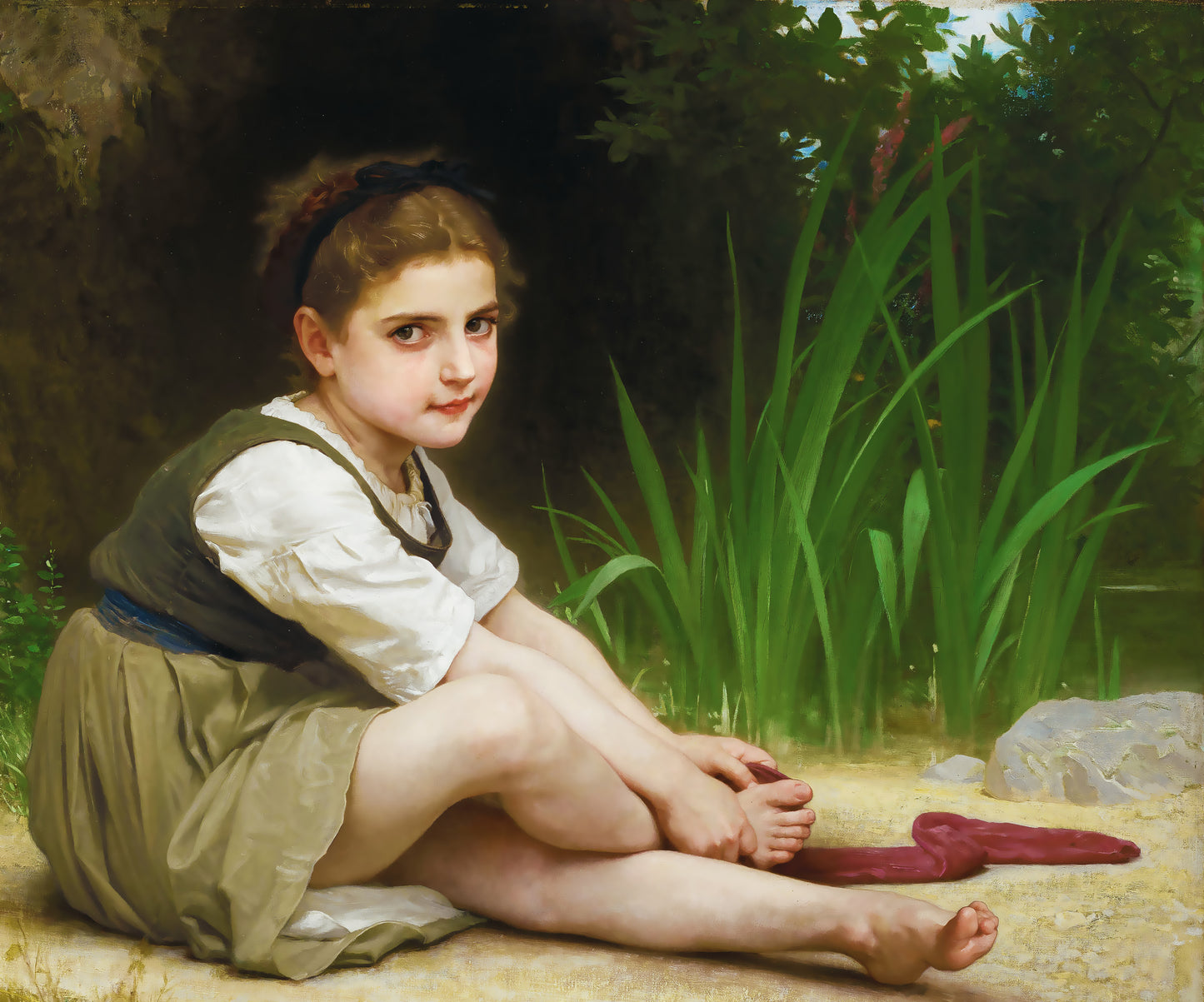 The Edge Of The River | William-Adolphe Bouguereau