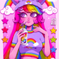 Rainbow Girl | Pixel Charted