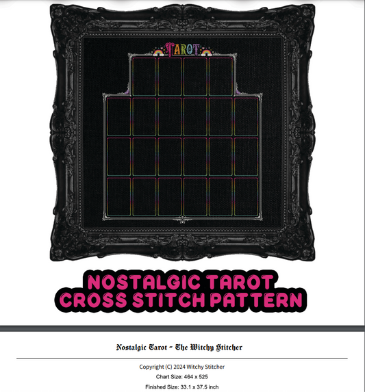 "Stitch Along Canvas by The Witchy Stitcher" set of Drills and Canvas