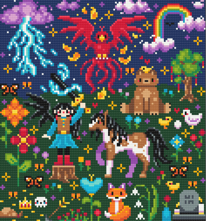 Phoenix Magic | Pixel Charted