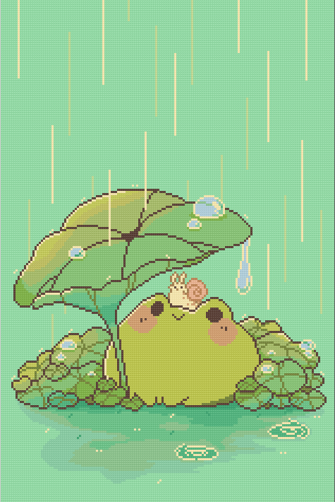 In The Rain | Pixel Charted