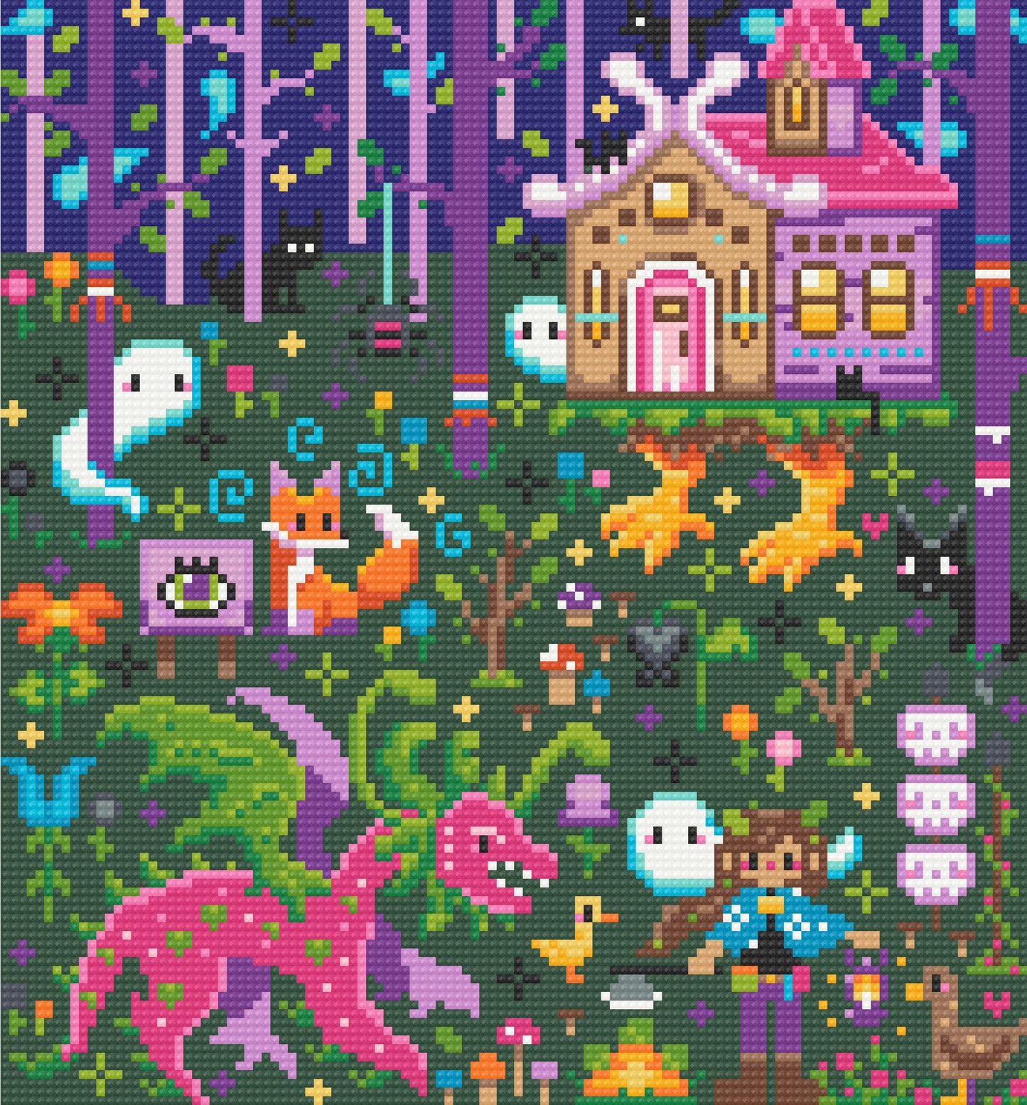 Spooky Forest | Pixel Charted