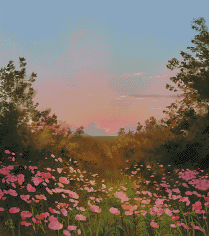 Sunset in Spring